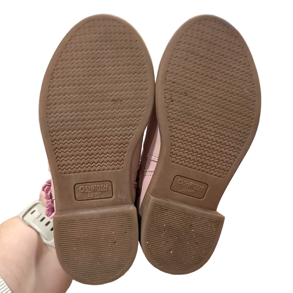 OSHKOSH B’GOSH Pink Toddler Boots w/ Tassel Size 8 - Picture 5 of 6